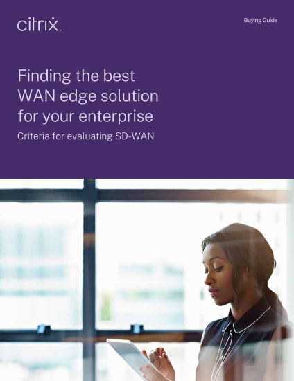 Image: Finding the best WAN Edge solution for your enterprise
